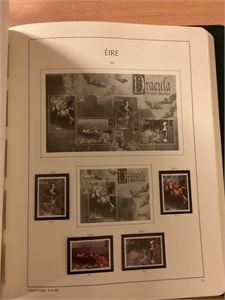 Irland Leuchttrum album Irland fram til 1990   Bra besatt **/stemplet