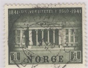 NK 260 Universitetet stemplet Kristiansand S. BK -42