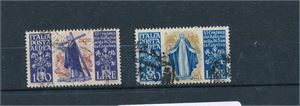 ITALIA o Mi 744-45, Katharina av Siena luftpost (€ 85)