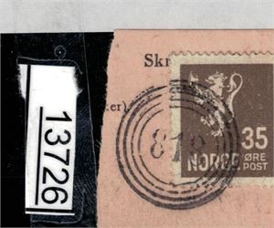 TELEMARK Klipp med Nk 149 med 4-rings "818" (Austad i Slemdal)