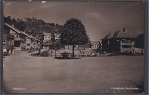 Flekkefjord, Øvre park (Flekkefjord Papirhandel)  st. Flekkefjord 1941 med 15ø V, sendt til Kongsberg.