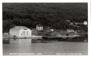 Postkort Statens husindustriskule i Haus