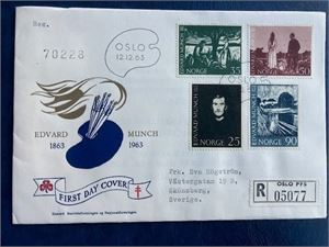 NK 545-48 Munch FDC