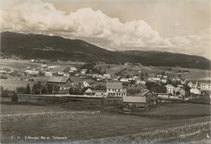 Postkort jernbane BØ I TELEMARK stasjon A6 s/h (Normann 7-11-2), ubrukt