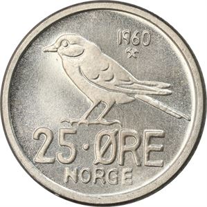 25 Øre 1960 PRAKT*