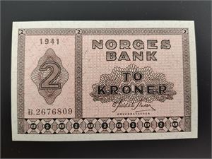 2 kroner 1941 B