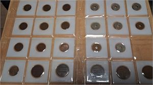 BRITTISK PALESTINA samling 23 mynt 1-5 mils i utvalda kvaliteter.