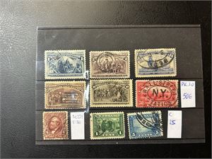 USA o plansje 9 merker 1875-1910