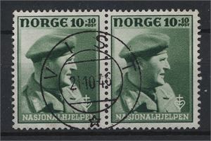 NK 345 Vist (NT,7pkt) på par 10ø Landshjelp 21-10-46.