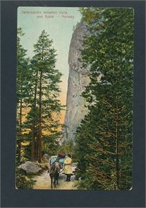 SÆTERSDALEN BETWEEN VALLE AND BYKLE NORWAY Brukt i USA 1910