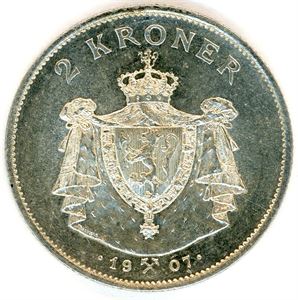2 kroner Jubileum 1907. 01