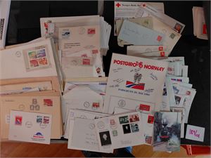 BREV Eldre og nyere inkl noen filatelistiske. Vekt 2,1 kilo