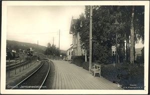 Grorud. Jernbanestation. Brukt i 1935. K-1