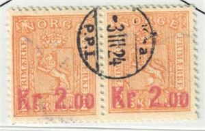 NK 87 II, par med fingerbølstempel