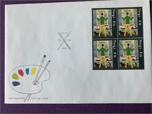 FDC 19.09.2003  Europa med firblokker - 3 konv.