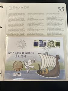 Nr 55 Ny 20 krone 2001