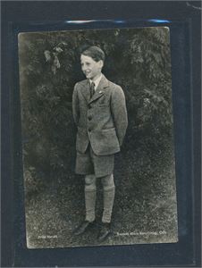 PRINS HARALD (Abel) Storformat kort brukt 1951