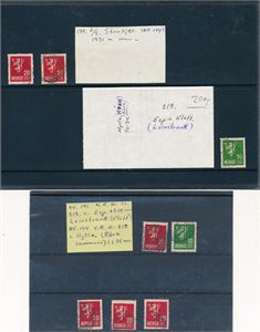 TRØNDELAG 4-rings "175" (D/S Stenkjær), "210" (Hylla) og "219" (Esp). 3 andre utydelige følger med