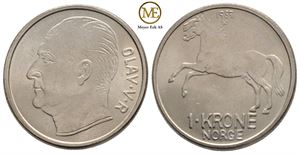 1 krone 1959 Olav V. Kv.0