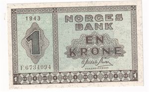 1 krone 1943 F.6734094