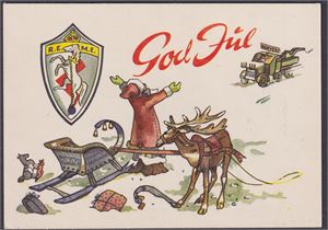 Tysklandsbrigaden God Jul - Brig Verk - ubrukt