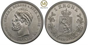 1 krone 1892 Oscar II. Kv.0