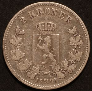 2 krone 1894. Kv.1/1-