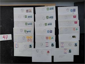 SISTEDAGSSTEMPLER 20 stk 80-90-tallet