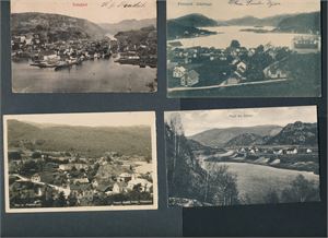 FLEKKEFJORD/SIRNES 4 kort, det fra Sirnes er ubrukt