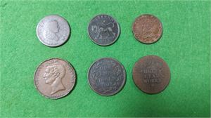 ENGLAND parti sex tokens 1800-tal