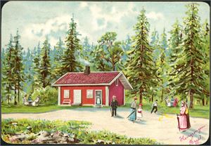 Betzy Ohlsen. Hengsengen Bygdö. Overrekkelseskort. K-1