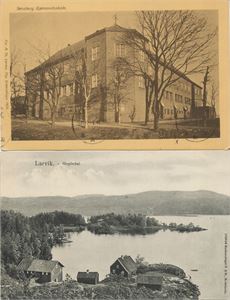 Vestfold Lot 17 kort fra Vestfold.  15 Storf.  2 småf.