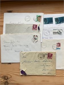 8 brev stmpl. Hordaland gammelt og nytt