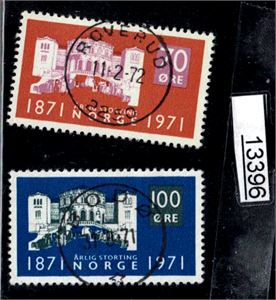 Nk 668-69 o. 1971 Stortinget fullstemplet "ROVERUD" og "BODØ"