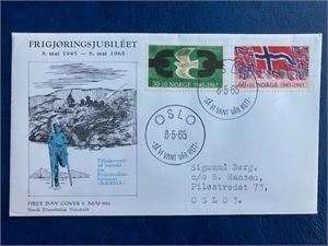 NK 562-63 Frigjøring FDC