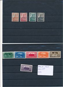 ITALIA x ex Mi 288-390 diverse merker og serier (ca € 300 for x)