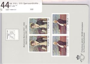 NK 918 / 919 Bjørnsonblokka, 21 stk **