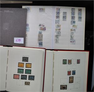 CANADA Mest stemplet samling egenmontert til 1976 i 2 bind. Medfølger dublettbok og The Millenium Collection