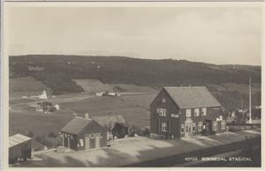Jernbane Soknedal Stasjon (Carl Normanns Kunstforlag) Brukt, ikke postgått
