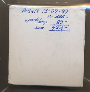 100 kr 100 kr 1999, Tusenårsmynten. Kvalitet proof, med eske og sertifikat.