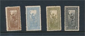 HELLAS xx/(x) Mi 135-38. 1Dr er uten lim og ikke medregnet (€ 30)