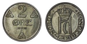 2 Øre 1918 Kv 0