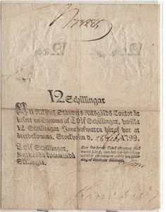 12 skilling Kurant 1799 Sverige. Kv.1
