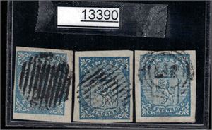 Nk 1 o. Normale marger, bortsett fra en smal på et av merkene