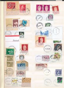 STEMPLER-AUST-AGDER innstikksbok med 230 forskjellige stempler fra Bykle ned til Lillesand og  "SETESDALSBANEN". Noen veldig sjeldne. Klipp og løse merker