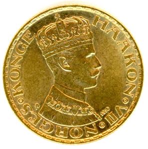10 kroner 1910 i gull. 01