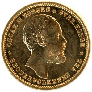 20 kr 1879 i gull. 01