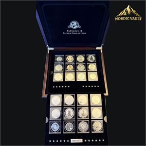 Fabulous 12 silver collection 24 stk sølvmynter