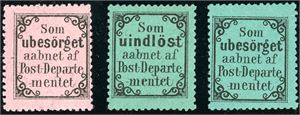 R 1 y,R 2 y,R 2 y v1. "Som ubesørget", "Som uindløst" og "Som uindløst" variant "Som ubesørget".