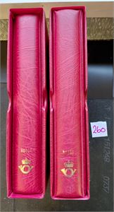 xx/x/o samling i 2 LT album med lommer og kassetter til 2004. Absolutt bedre merker. Bind 2 virker komplett postfrisk 1980-2004.